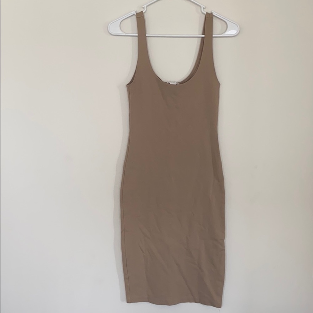 Tan Bodycon Dress